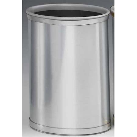 Tool Mylar Brushed Chrome Waste Basket TO342148